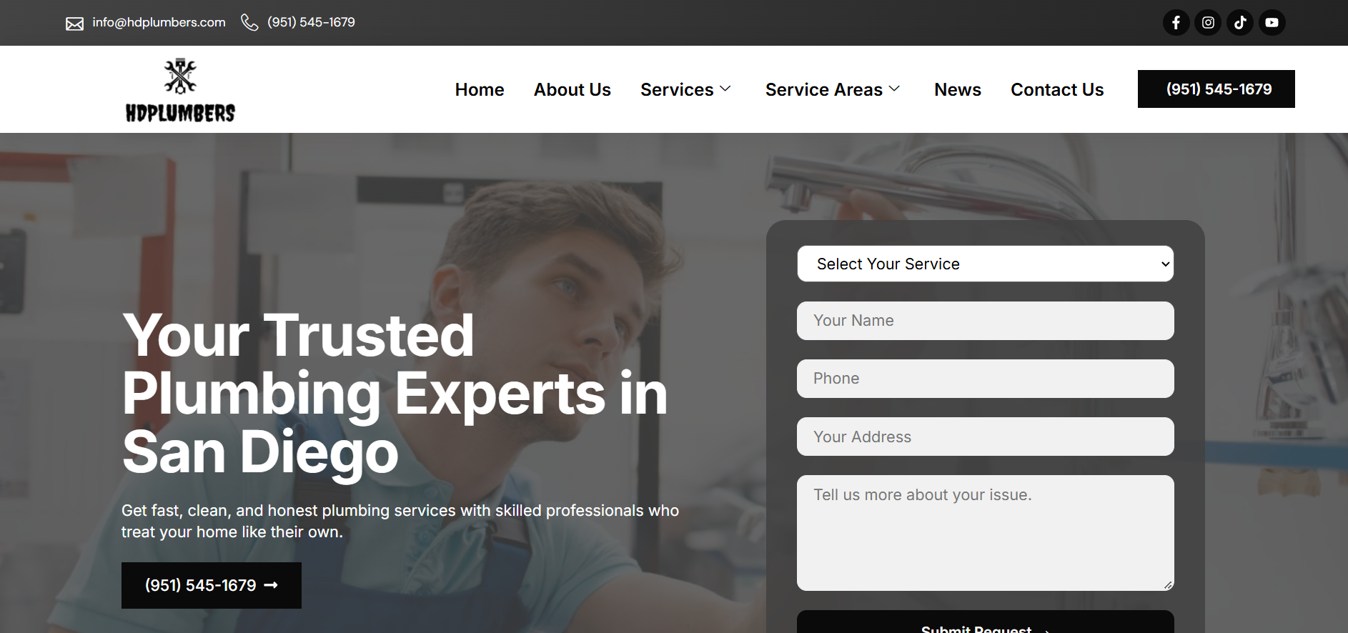 Lead-Generation Service Website website screenshot
