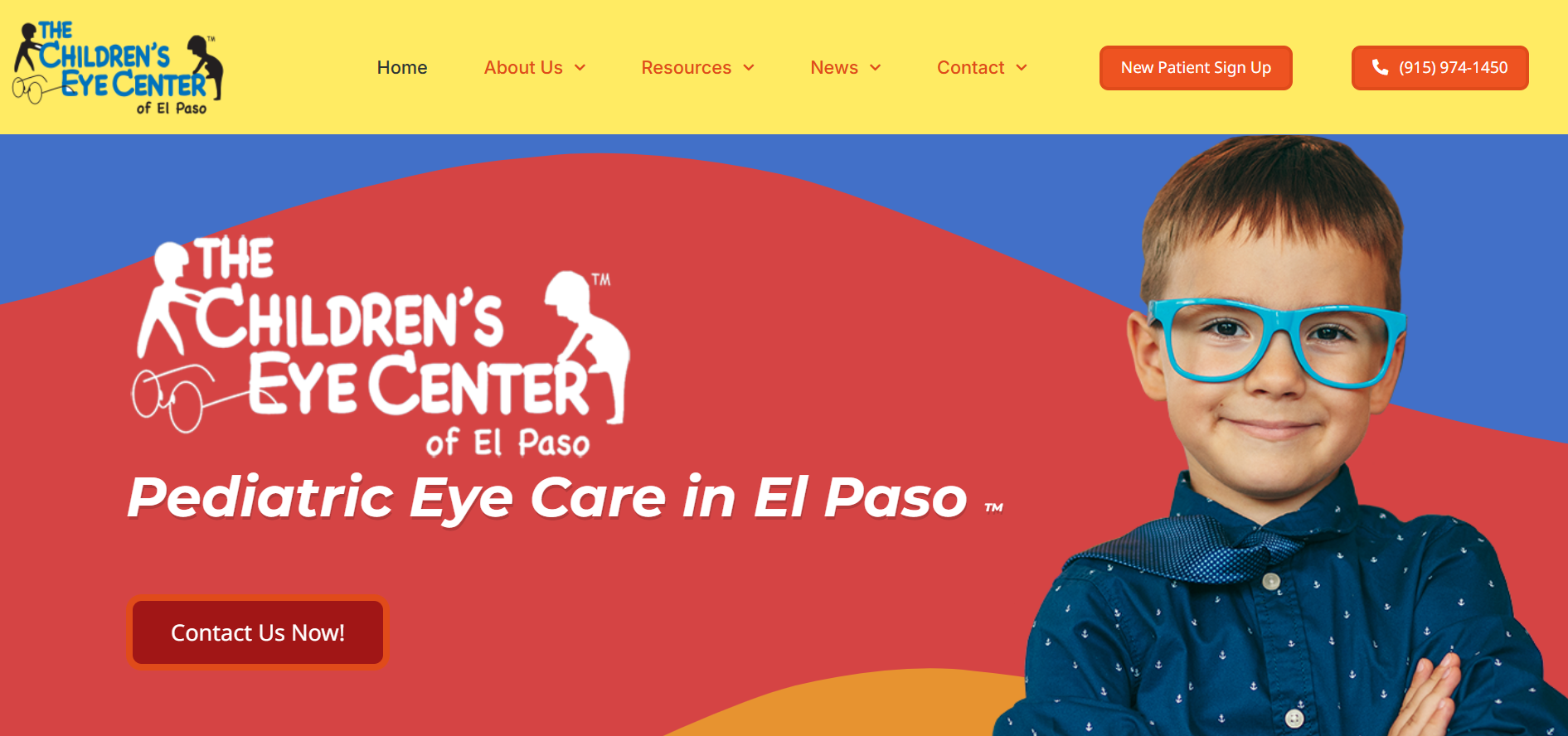 Pediatric Healthcare Website website screenshot