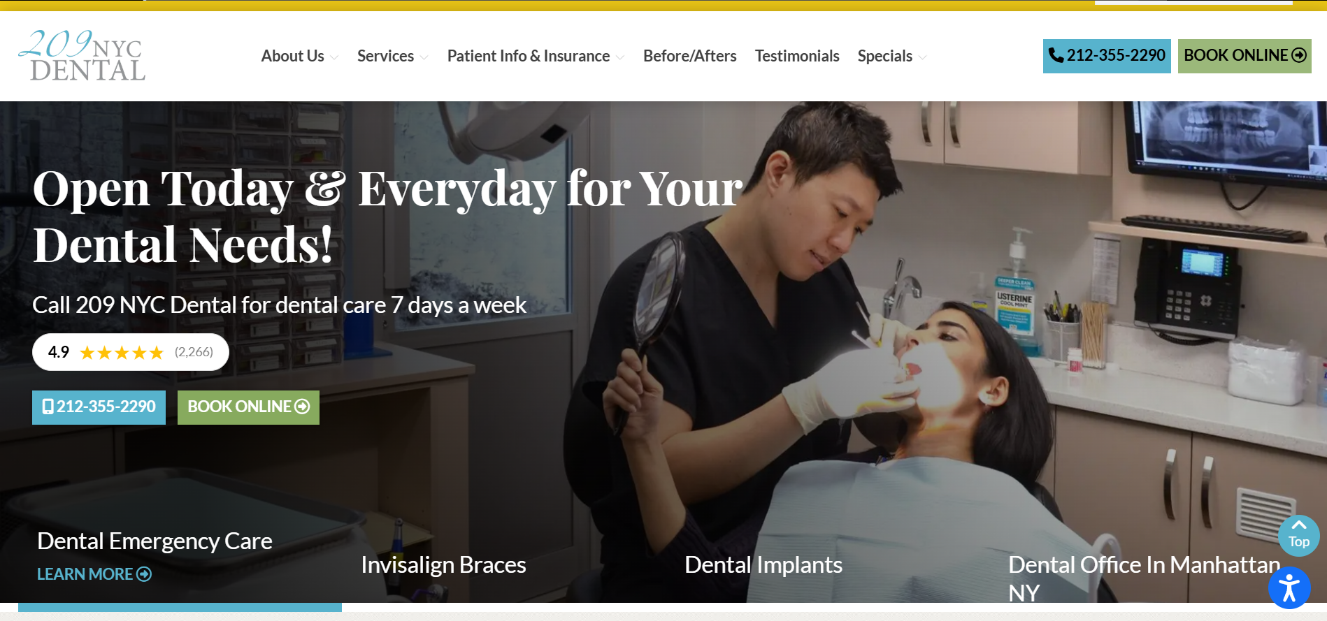 Dental Practice Website website screenshot